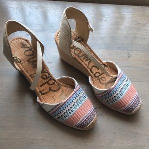 SAM EDELMAN espadrille with ankle strap